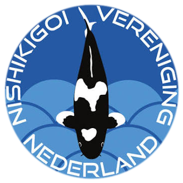 Logo van Nishikigoi Vereniging Nederland, organisator van deze show