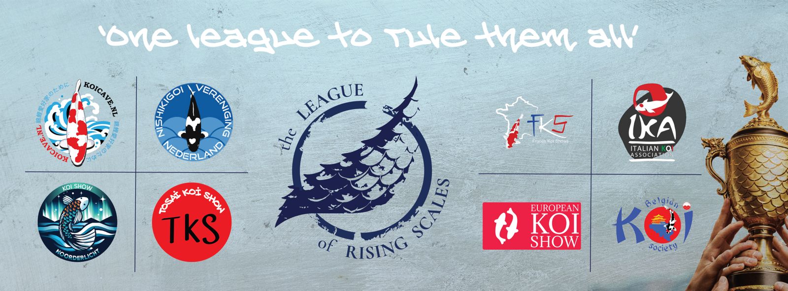 One league to rule them all - de deelnemende koi shows van The League of Rising Scales