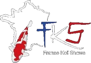 Logo van France Koi Shows, organisator van deze show